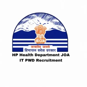 HP Health Department JOA IT PWD Recruitment