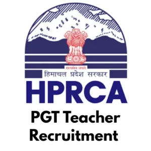 HPRCA PGT Teacher Recruitment